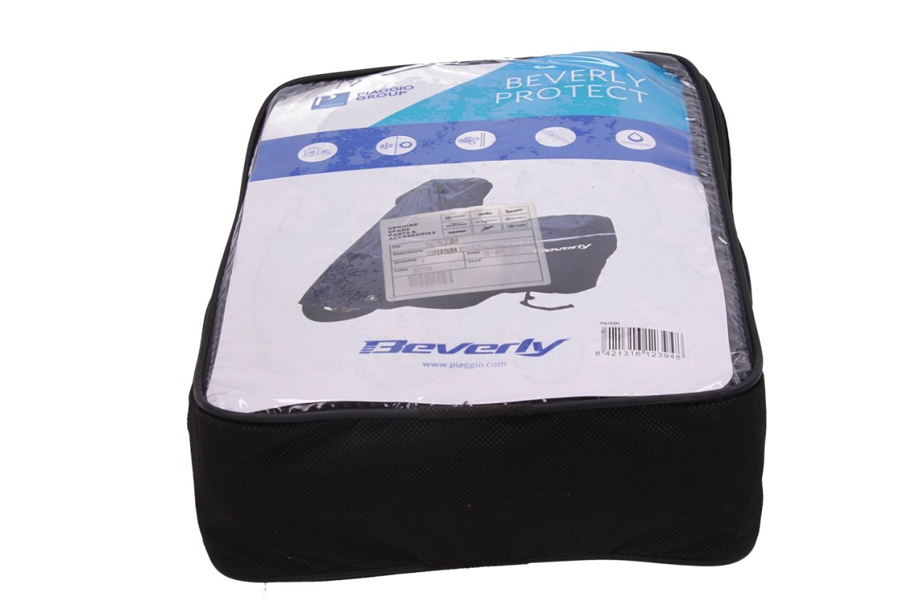 Garaje plegable exterior negro para Piaggio Beverly HPE 300 / 310 / 400