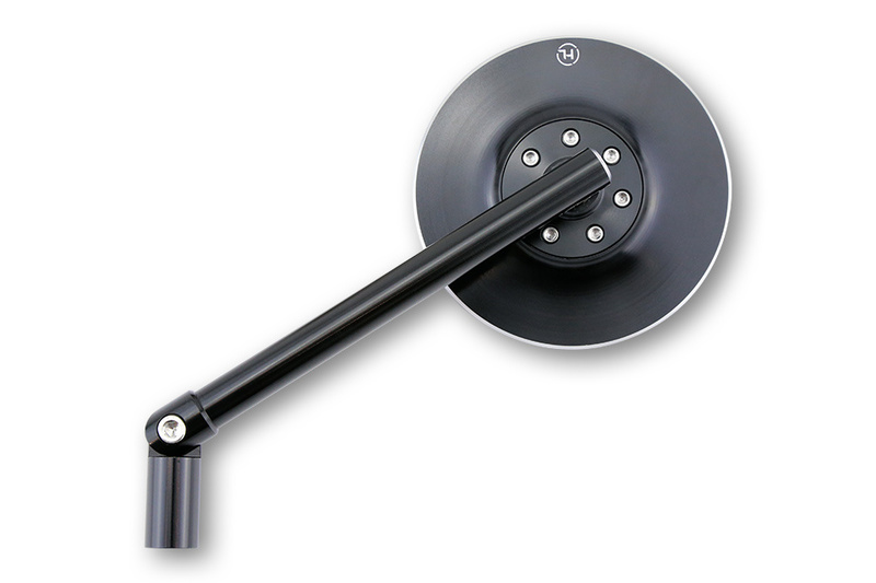 HIGHSIDER pro espejo manillar Conero Negro (1ud.)