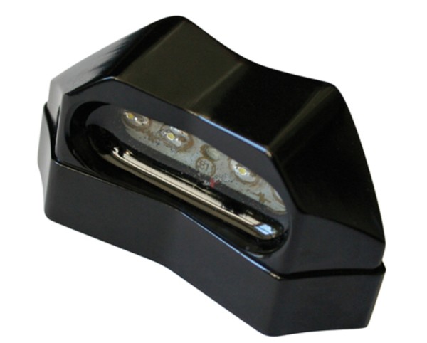 Luz de matrícula LED inteligente HIGHSIDER negra (1ud.)