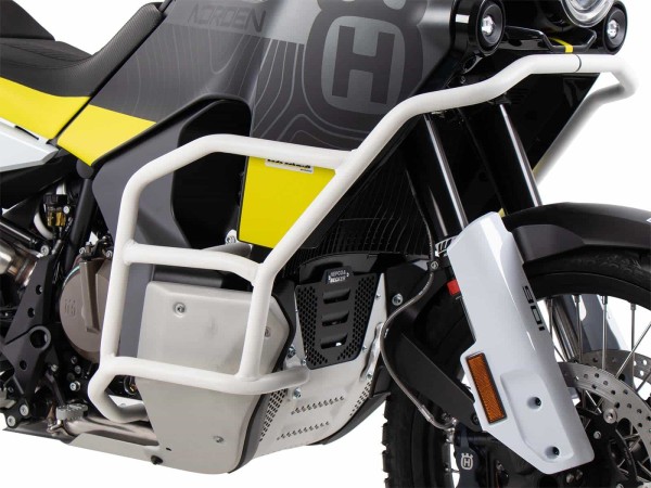 Protector de motor blanco sólido para Husqvarna Norden 901 (22-) Hepco & Becker