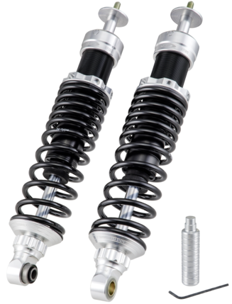 Amortiguador trasero para Vespa GTS/GTS Super/GTV/GT 60/GT/GT L 125-300cc, plata