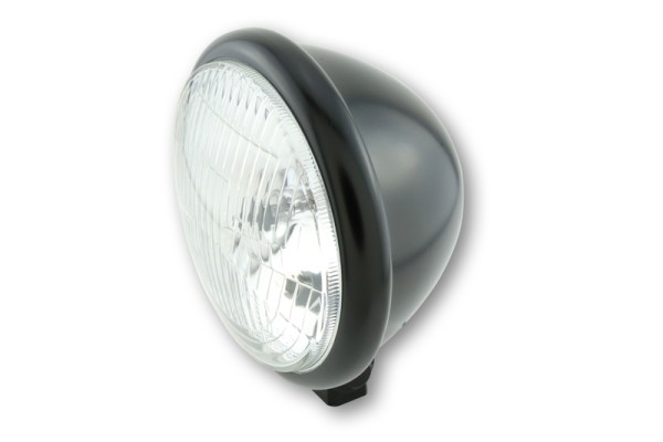 HIGHSIDER smart Faro delantero de 5 3/4 pulgadas Estilo Bates Negro homologado E (1ud.)