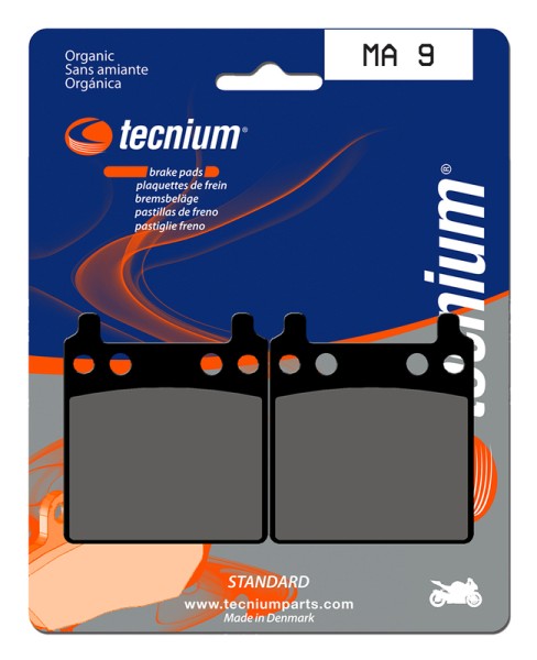 Pastillas de Freno Tecnium Street Orgánicas - MA9