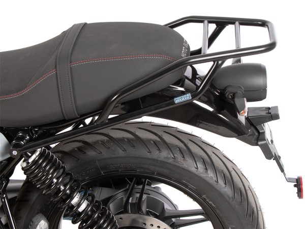 Portaequipajes tubular negro para Moto Guzzi V7 850 Special (25-) Hepco & Becker