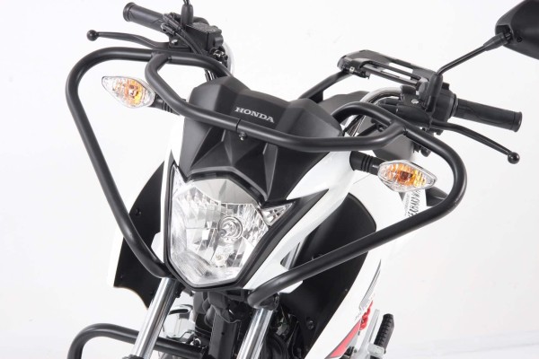 Barra protectora delantera negra para Honda CB 125 F (15-20) Hepco & Becker
