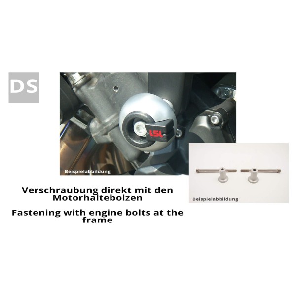 LSL Crash Pad Befestigungskit für Yamaha FZ6/Fazer, 2004-