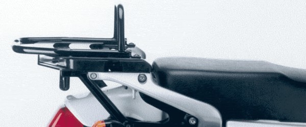 Portaequipajes superior tubular negro para Honda NX 650 Dominator (95-02) Hepco & Becker