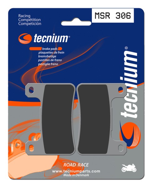 Pastillas de freno de metal sinterizado Tecnium Professional Racing - MSR306