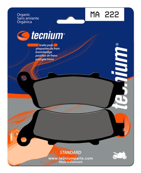Pastillas de Freno Tecnium Street Orgánicas - MA222