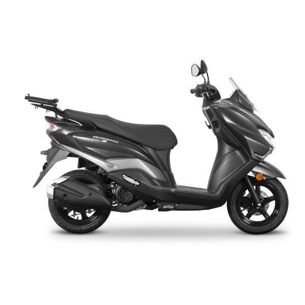 Kit de montaje para baúl Shad, pintado en negro, para Suzuki UH 125 Burgman Street (23-)
