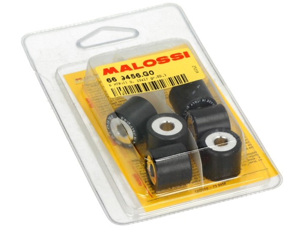 Juego de rodillos de variador Malossi, 19x17 mm, 9,3 g, pieza: 6