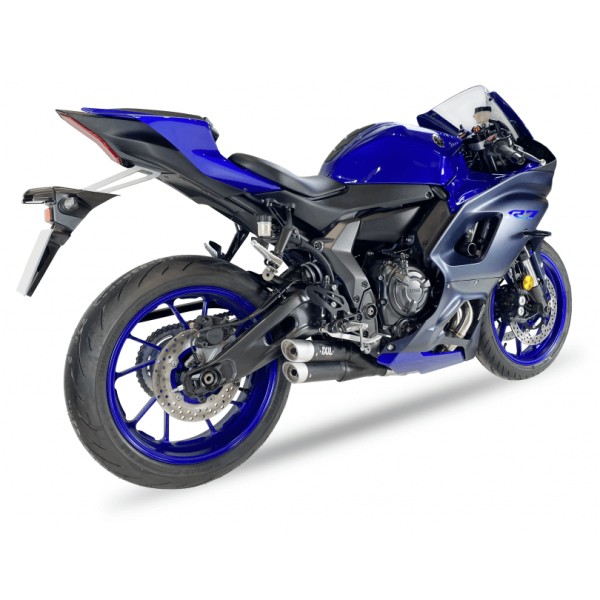 IXIL HYPERLOW XL para Yamaha YZF-R7, acero inoxidable negro, homologado E, Euro5