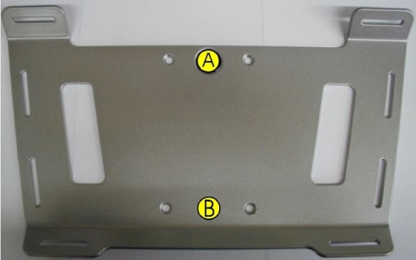 Extensión portaequipajes plata para BMW R 1150 GS Adventure (01-05) Hepco & Becker