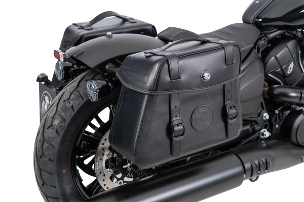 Juego de bolsas recortables negro incl. soporte para Indian Scout Sixty Classic (25-) Hepco & Becker