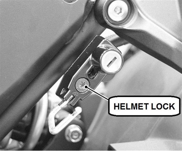 Cierre de casco Ninja650 2017/ Z650 2017 Original Kawasaki