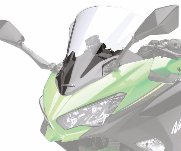 Parabrisas transparente grande para Kawasaki Ninja 400 Original Kawasaki