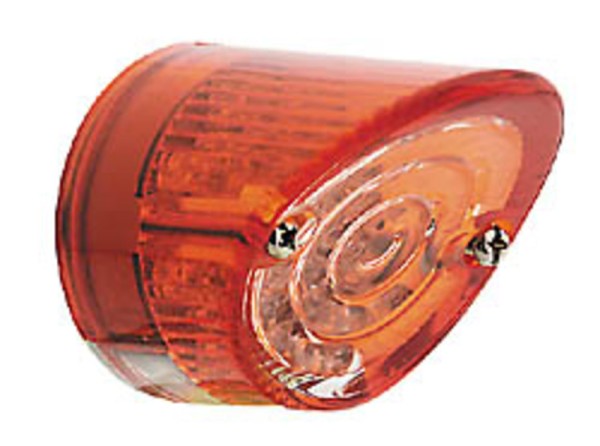 Luz trasera LED HIGHSIDER smart NOSE, lente roja/clara