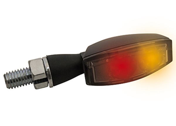 HIGHSIDER pro Blaze Piloto trasero LED, luz de freno, intermitente negro/tintado 3en1, homologado E (par)