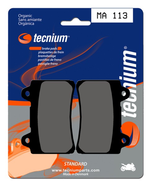 Pastillas de Freno Tecnium Street Orgánicas - MA113