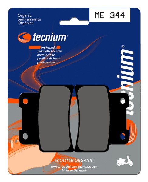 Pastillas de Freno Tecnium Scooter Orgánicas - ME344