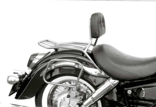 Solorack con respaldo cromado para Honda VT 1100 C3 Shadow (98-00) Hepco & Becker