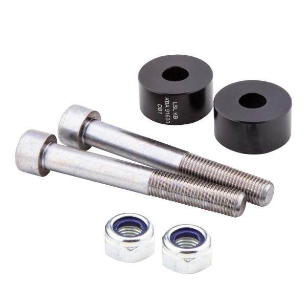 LSL Klemmbockerhöhung 15 mm, Schraubenlänge 90 mm, schwarz