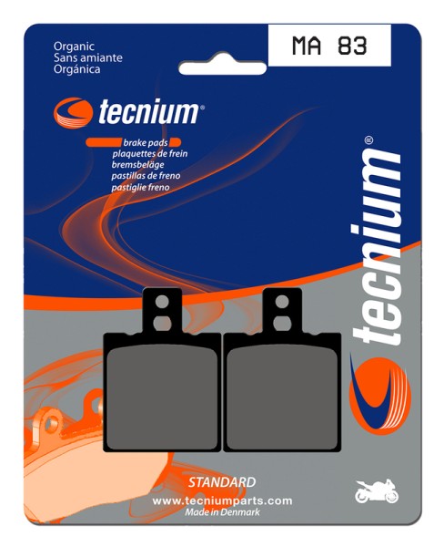 Pastillas de Freno Tecnium Street Orgánicas - MA83