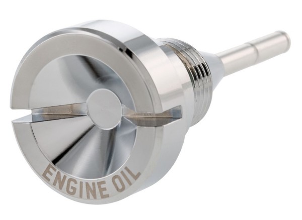 Tapón de llenado de aceite del motor para Vespa, cromado