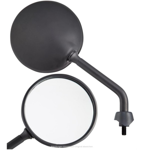 Espejo Shorty negro mate, derecho e izquierdo para Vespa GTS / GTS Super HPE 125/300 ('19-)