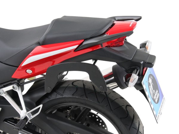 Soporte lateral C-Bow negro para Honda CBR 300 R (Bj.14-) Hepco & Becker