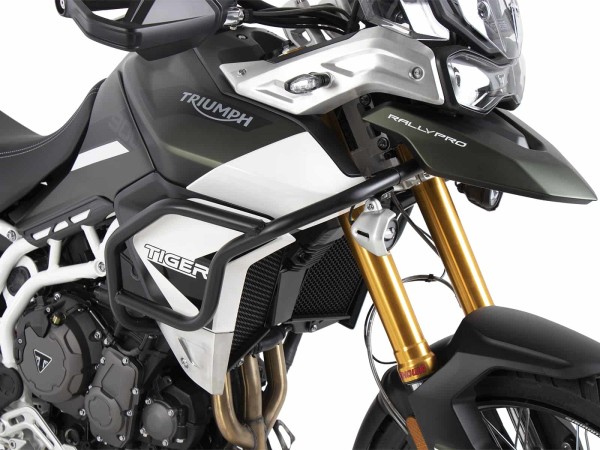 Protector de depósito negro para Triumph Tiger 900 Rally / GT / PRO (20-) Hepco & Becker
