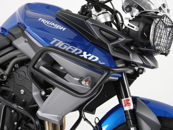 Protector de depósito negro para Triumph Tiger 800 XC/XCX/XCA (2015-2017)