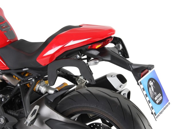 Soporte lateral C-Bow negro para Ducati Monster 1200 S (2017-)