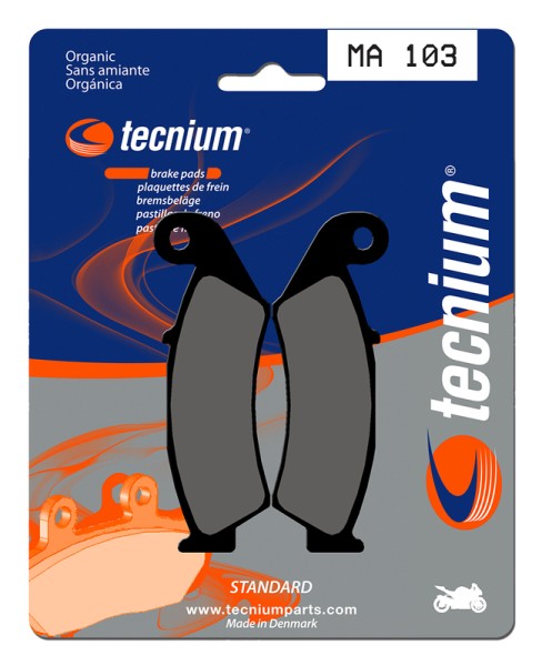Pastillas de Freno Tecnium Street Orgánicas - MA103