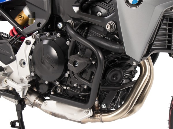 Protector de motor incl. almohadilla de protección negro para BMW F 900 XR (20-24) Hepco & Becker