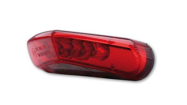 Luz trasera LED inteligente HIGHSIDER negra homologada E (1ud.)