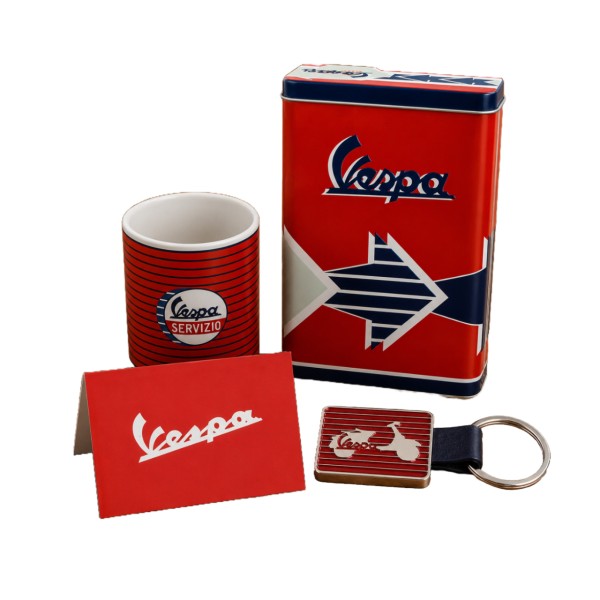 Paquete de productos de Vespa «Servizio» en rojo