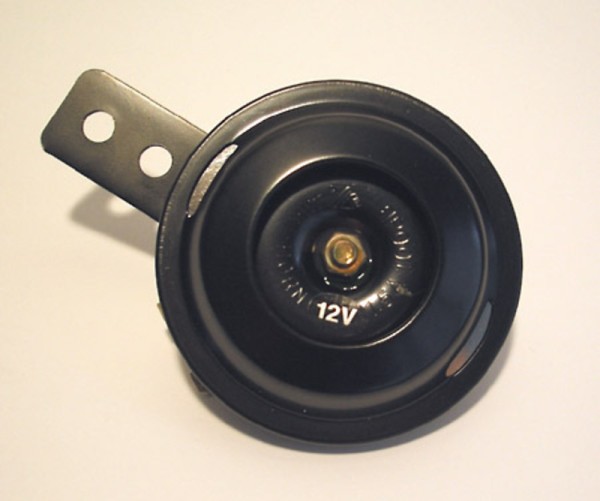 Bocina inteligente HIGHSIDER negra 12 V, 70 mm de diámetro, 100 dB, homologada E