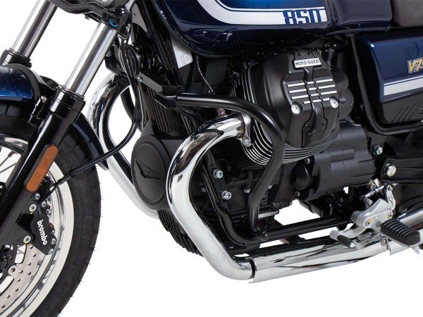 Guardamotor negro para Moto Guzzi V7 850 Stone Corsa (2024) Hepco & Becker