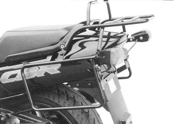 Portaequipajes superior tubular y portaequipajes lateral para Honda CBR 1000 F (89-92) Hepco & Becker