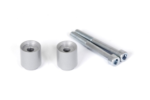 SW-Motech Elevador de manillar, plata, H=30 mm para BMW F 800 GS /Adventure - SW Motech