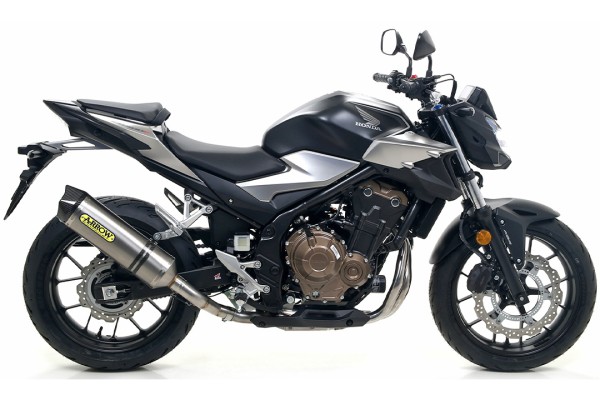 ARROW Auspuff RACE TECH für Honda CB500F 2019-2020 CBR500R 2019-2020 aus Titan mit Carbonkappe