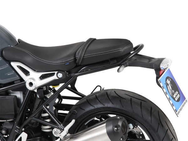 Asidero / barandilla pasajero negro para BMW R nineT Pure (17-23) Hepco & Becker