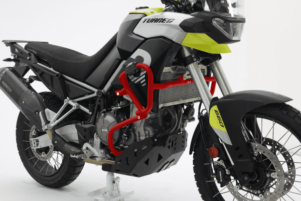 Barra de choque roja para Aprilia Tuareg 660