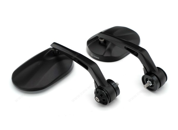 Espejo final de manillar, negro para Moto Guzzi V7 850 2021-