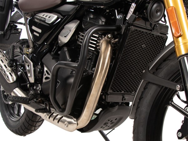 Protector de motor negro para Triumph Scrambler 400 X (24-) Hepco & Becker