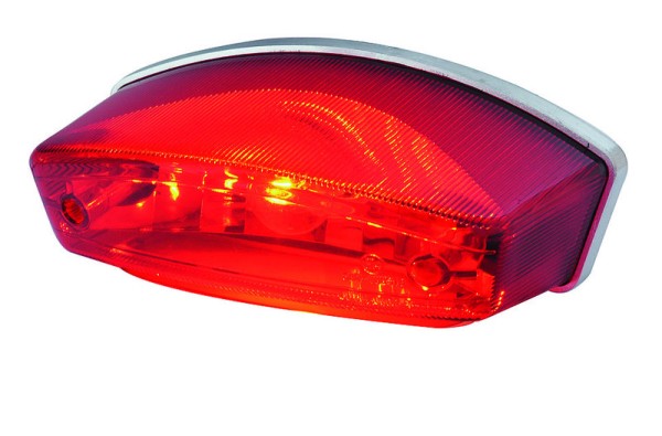 HIGHSIDER smart MONSTER piloto trasero universal incl. luz de matrícula, rojo/claro