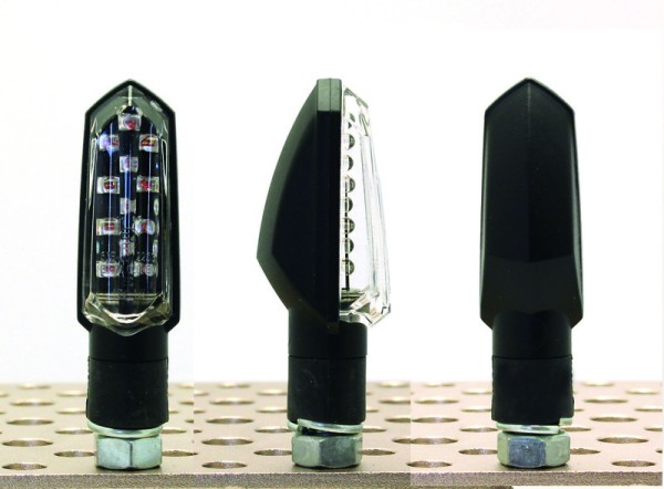 V PARTS Bud Indicador LED negro universal