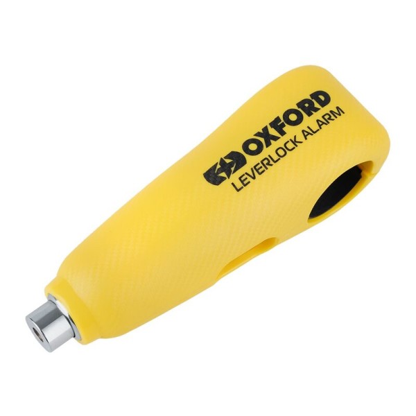 Cerradura de palanca Oxford con alarma - Amarillo