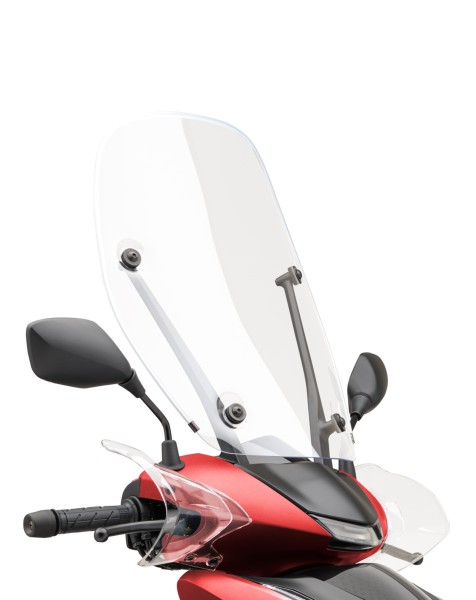 Parabrisas alto Diaspro Rojo Perla Mate para Honda SH 350i (21-) Original